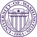 The seal of the University of Washington, in the city of Seattle. 