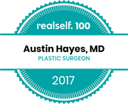 Picture of realself 100 award for 2017. 